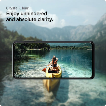 Folija za zaštitu ekrana Spigen GlastR Align Master za Samsung Galaxy M53 M536, Kaljeno staklo, Full Glue, Crna