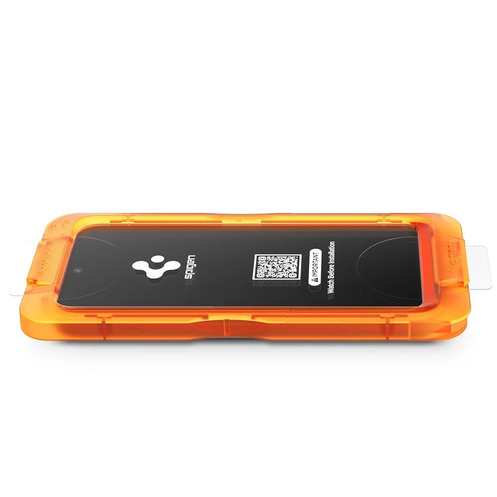 Zaštitna folija za ekran Spigen GlastR AlignMaster S za OnePlus 15, Kaljeno staklo, Full Glue, Set od 2 komada AGL11333