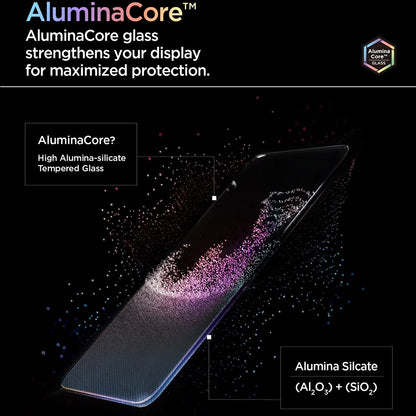 Zaštitna folija za ekran Spigen GlastR AlignMaster S za OnePlus 15, Kaljeno staklo, Full Glue, Set od 2 komada AGL11333