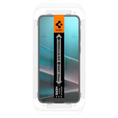 Zaštitna folija za ekran Spigen GlastR EZ FIT za Samsung Galaxy A36 A366, Kaljeno staklo, Full Glue, Set od 2 komada AGL09202