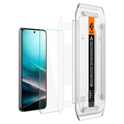 Zaštitna folija za ekran Spigen GlastR EZ FIT za Samsung Galaxy A36 A366, Kaljeno staklo, Full Glue, Set od 2 komada AGL09202