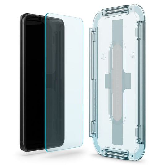 Zaštitna folija za ekran Spigen GlastR EZ FIT za Samsung Galaxy S22 5G S901, Kaljeno staklo, Full Glue, Set od 2 komada AGL04151
