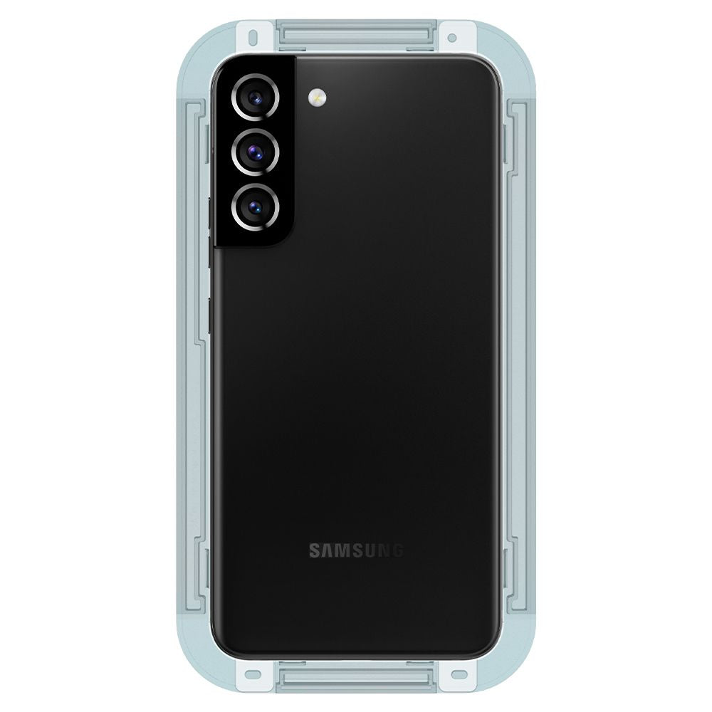 Zaštitna folija za ekran Spigen GlastR EZ FIT za Samsung Galaxy S22 5G S901, Kaljeno staklo, Full Glue, Set od 2 komada AGL04151