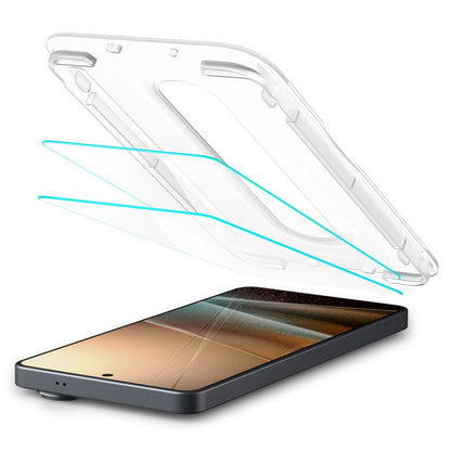 Folija za zaštitu ekrana Spigen GlastR EZ FIT Pro HD Anti-Reflection za Samsung Galaxy S26 Ultra S948, Kaljeno staklo, Full Glue, Set 2 komada