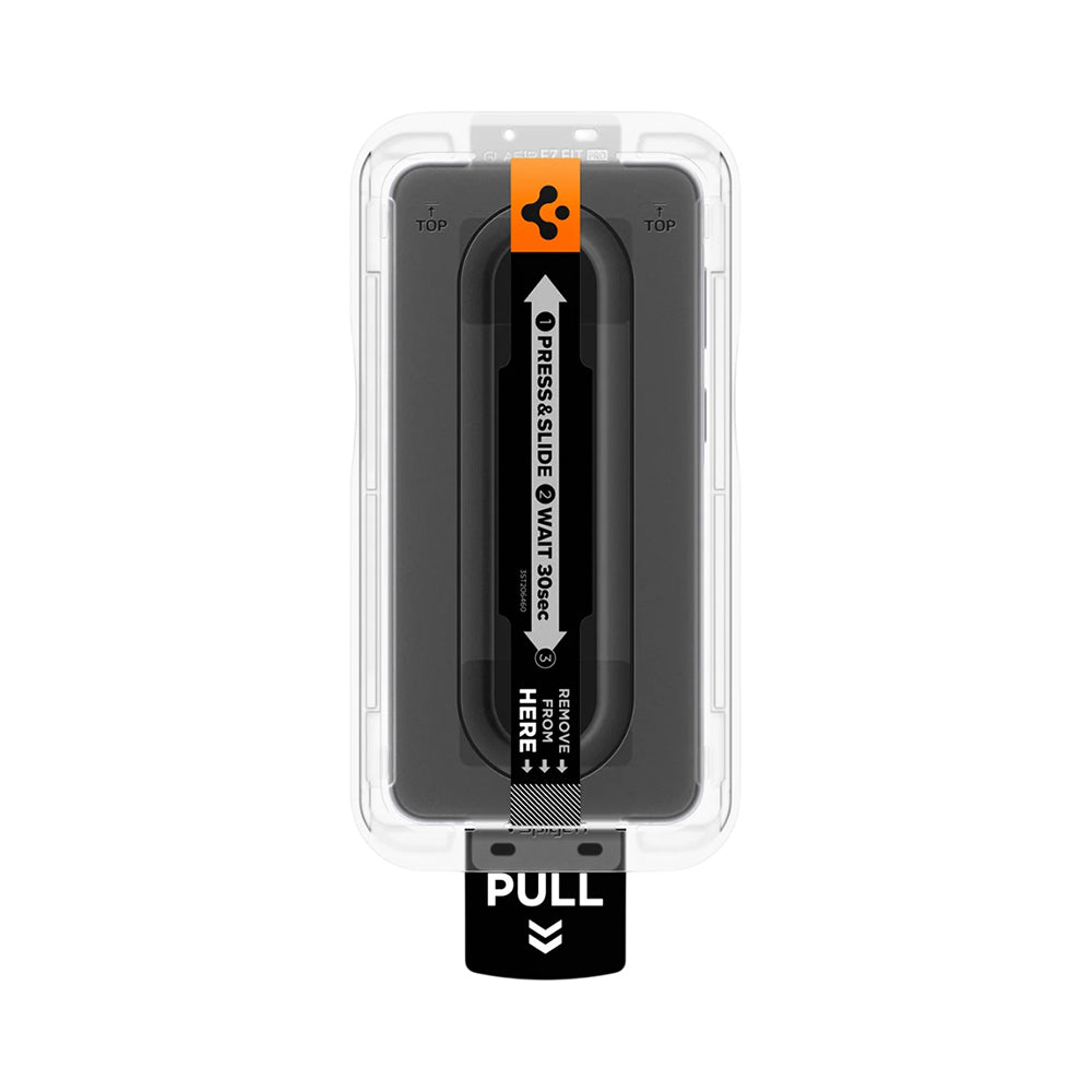 Folija za zaštitu ekrana Spigen GlastR EZ FIT Pro HD za Samsung Galaxy A57 5G, Kaljeno staklo, Full Glue, Set 2 komada AGL11397