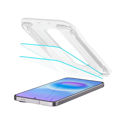 Folija za zaštitu ekrana Spigen GlastR EZ FIT Pro HD za Samsung Galaxy A57 5G, Kaljeno staklo, Full Glue, Set 2 komada AGL11397