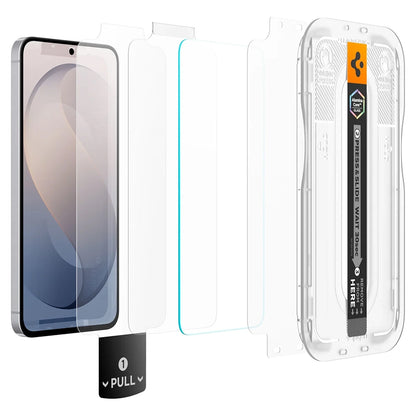 Zaštitna folija za ekran Spigen GlastR EZ FIT Pro HD za Samsung Galaxy S26 FE S741, Kaljeno staklo, Full Glue, Set od 2 komada AGL11811