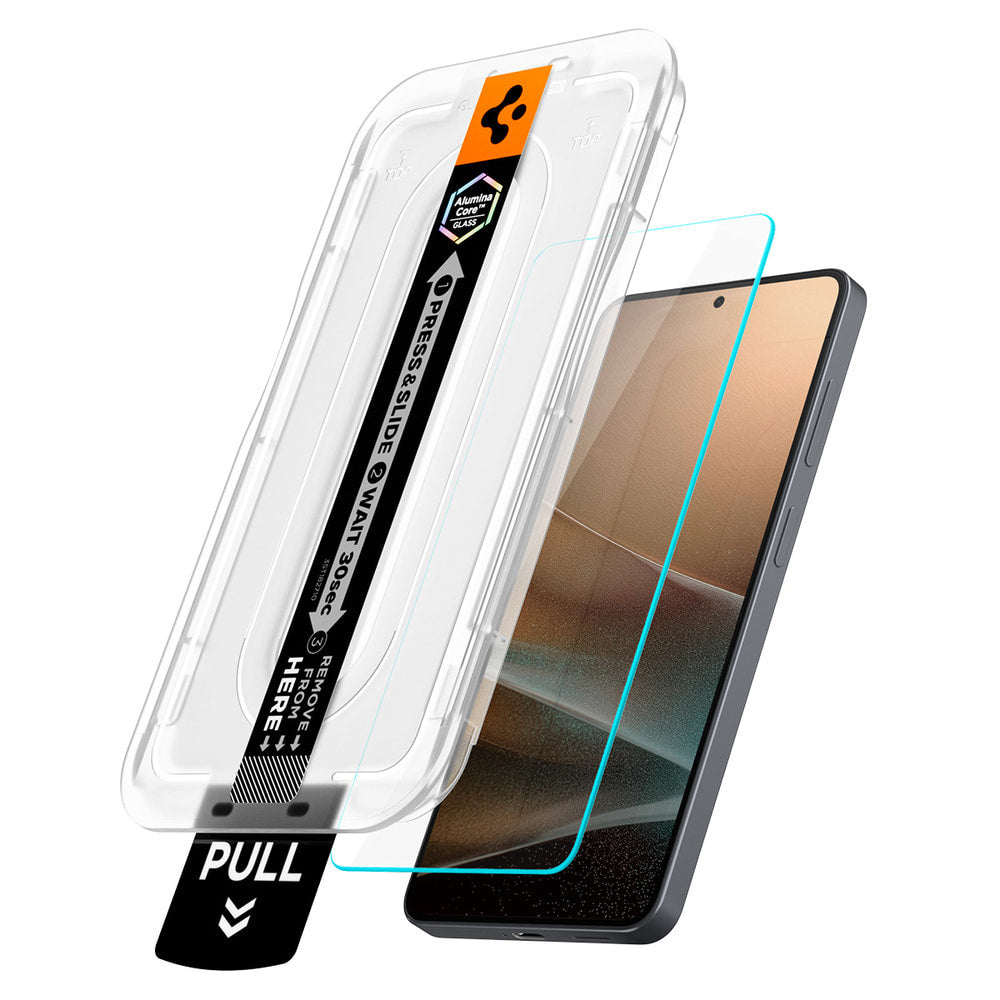 Zaštitna folija za ekran Spigen GlastR EZ FIT Pro HD Anti-Reflection za Samsung Galaxy S26 S942, Kaljeno staklo, Full Glue, Set od 2 komada