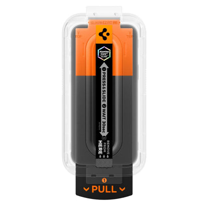 Folija za zaštitu ekrana Spigen GlastR EZ FIT Pro za Apple iPhone 17 Pro Max / 16 Pro Max, Kaljeno staklo, Full Glue