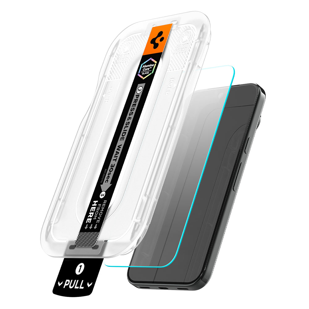 Zaštitna folija za ekran Spigen GlastR EZ FIT Pro za Google Pixel 11 Pro / 11, Kaljeno staklo, Full Glue, Set 2 komada AGL11480
