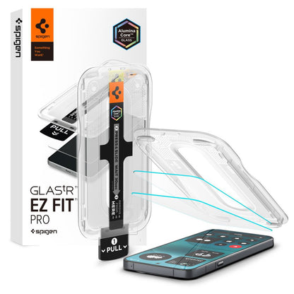 Zaštitna folija za ekran Spigen GlastR EZ FIT Pro za Nothing Phone (4a) Pro, Kaljeno staklo, Full Glue, Set od 2 komada AGL11681