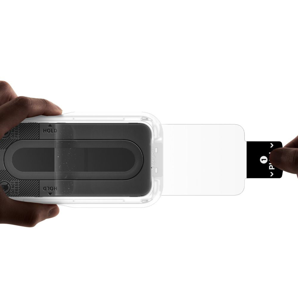 Zaštitna folija za ekran Spigen GlastR EZ FIT Pro za Nothing Phone (4a), Kaljeno staklo, Full Glue, Set 2 komada AGL11682