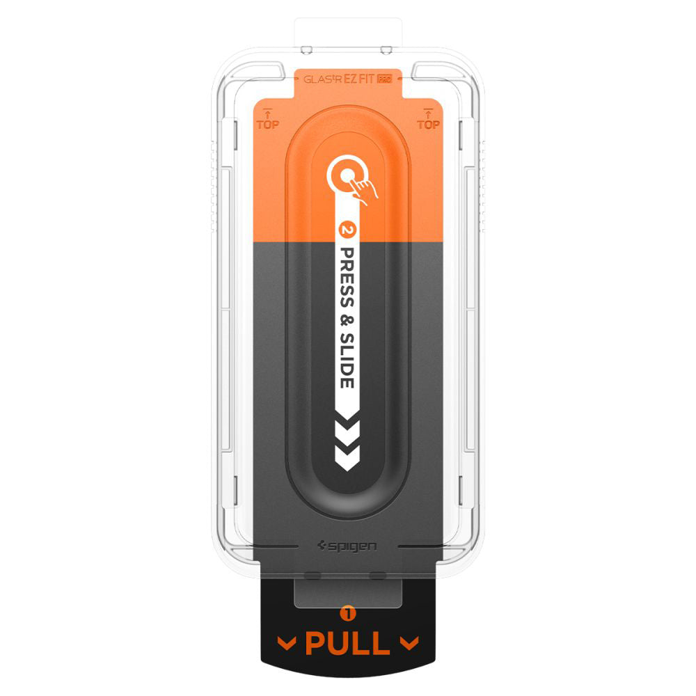 Folija za zaštitu ekrana Spigen GlastR EZ FIT Pro za Samsung Galaxy S25 Edge S937, Kaljeno staklo, Full Glue