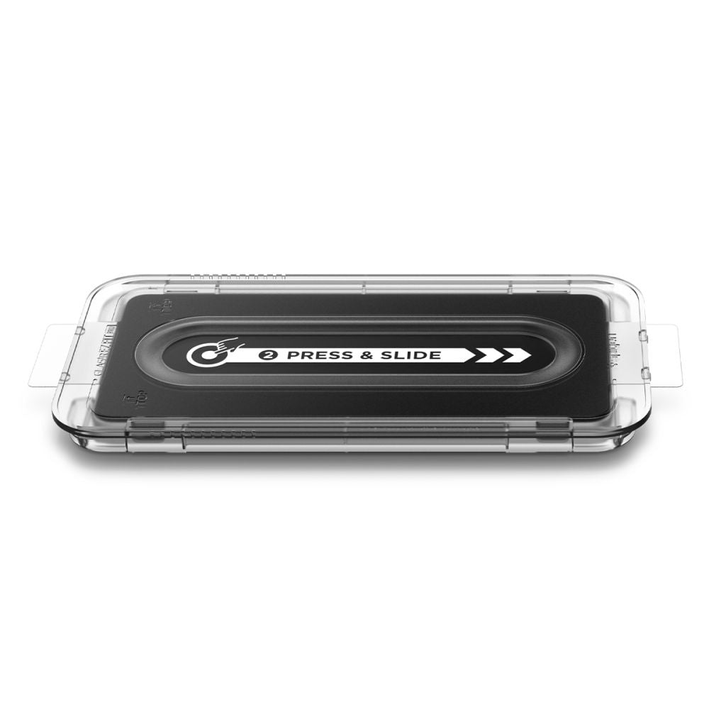 Folija za zaštitu ekrana Spigen GlastR EZ FIT Pro za Samsung Galaxy S25 Edge S937, Kaljeno staklo, Full Glue