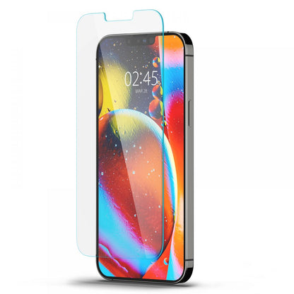 Folija za zaštitu ekrana Spigen GlastR Slim za Apple iPhone 17e / 16e / 14 / 13 Pro, Kaljeno staklo, Full Glue