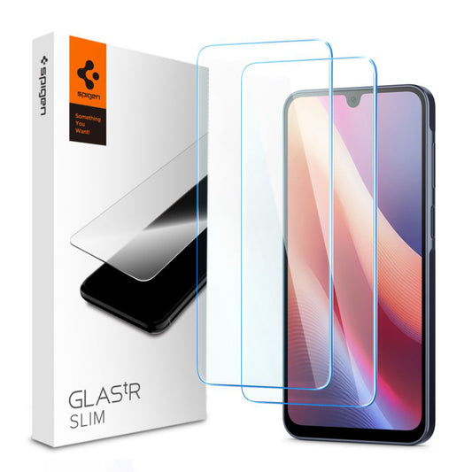Folija za zaštitu ekrana Spigen GlastR Slim za Samsung Galaxy A26 A266 / A16 5G A166 / A16 4G A165, Kaljeno staklo, Full Glue, Set 2 komada