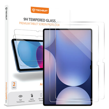 Zaštitna folija za ekran Techsuit ArmorGlass CrystalHD za Samsung Galaxy Tab S10+ / Tab S9 FE+, Kaljeno staklo, Full Glue, Set 2 komada