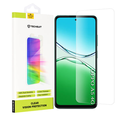 Zaštitna folija za ekran Techsuit Clear Vision za Oppo A5 4G, Kaljeno staklo, Full Glue