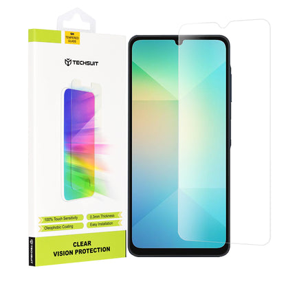 Zaštitna folija za ekran Techsuit Clear Vision za Samsung Galaxy A06 A065, Kaljeno staklo, Full Glue