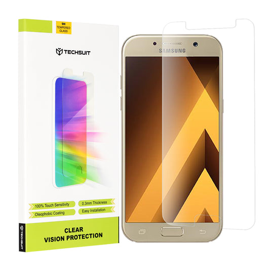 Zaštitna folija za ekran Techsuit Clear Vision za Samsung Galaxy A5 (2017) A520, Kaljeno staklo, Full Glue