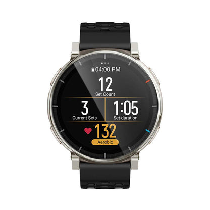 Folija za zaštitu ekrana Techsuit Nano Flex za Amazfit Active 3 Premium, Plastika, Set 2 komada, Crna