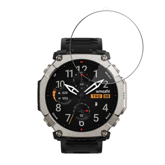 Folija za zaštitu ekrana Techsuit Nano Flex za Amazfit T-Rex Ultra 2, Plastika, Set 2 komada, Crna
