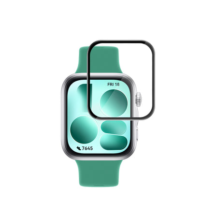 Zaštitna folija za ekran Techsuit Nano Flex za Huawei Watch Fit 5, Plastika, Set od 2 komada, Crna