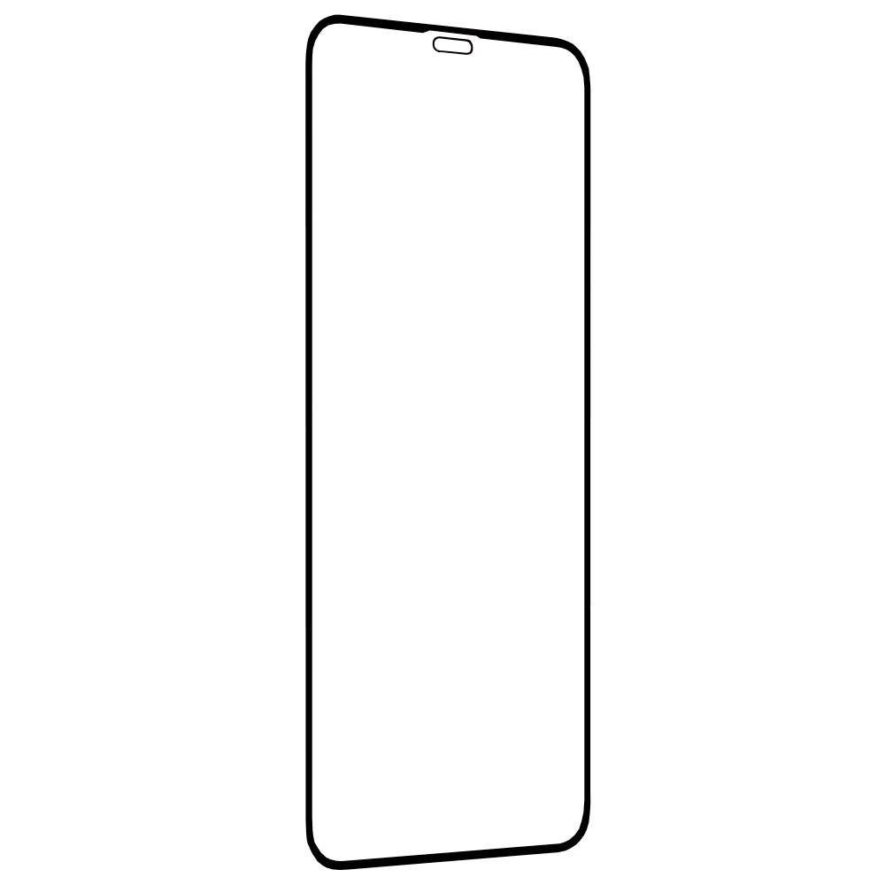 Zaštitna folija za ekran Techsuit za Apple iPhone 11 / XR, Kaljeno staklo, Full Glue, 111D, Crna