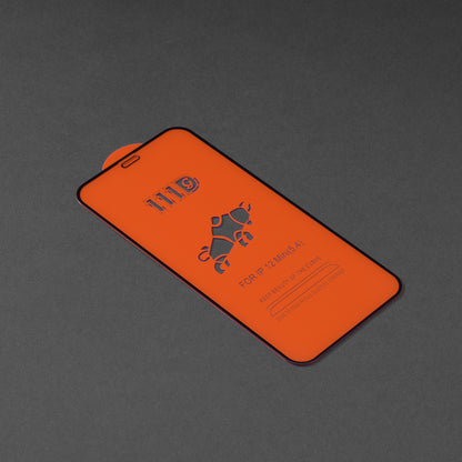 Zaštitna folija za ekran Techsuit za Apple iPhone 12 mini, Kaljeno staklo, Full Glue, 111D, Crna