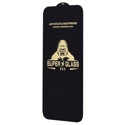 Zaštitna folija za ekran Techsuit za Apple iPhone 13 Pro Max, Kaljeno staklo, Full Glue, Crna