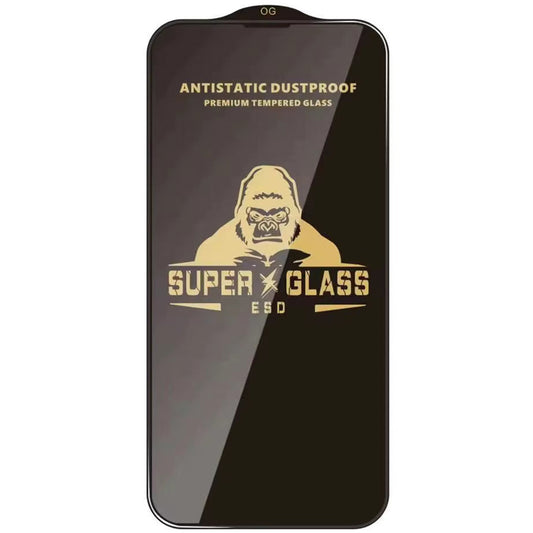 Zaštitna folija za ekran Techsuit za Apple iPhone 18 Pro Max, Kaljeno staklo, Full Glue, Crna