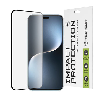 Zaštitna folija za ekran Techsuit za Honor Magic7 Pro, Kaljeno staklo, Full Glue, 111D, Crna