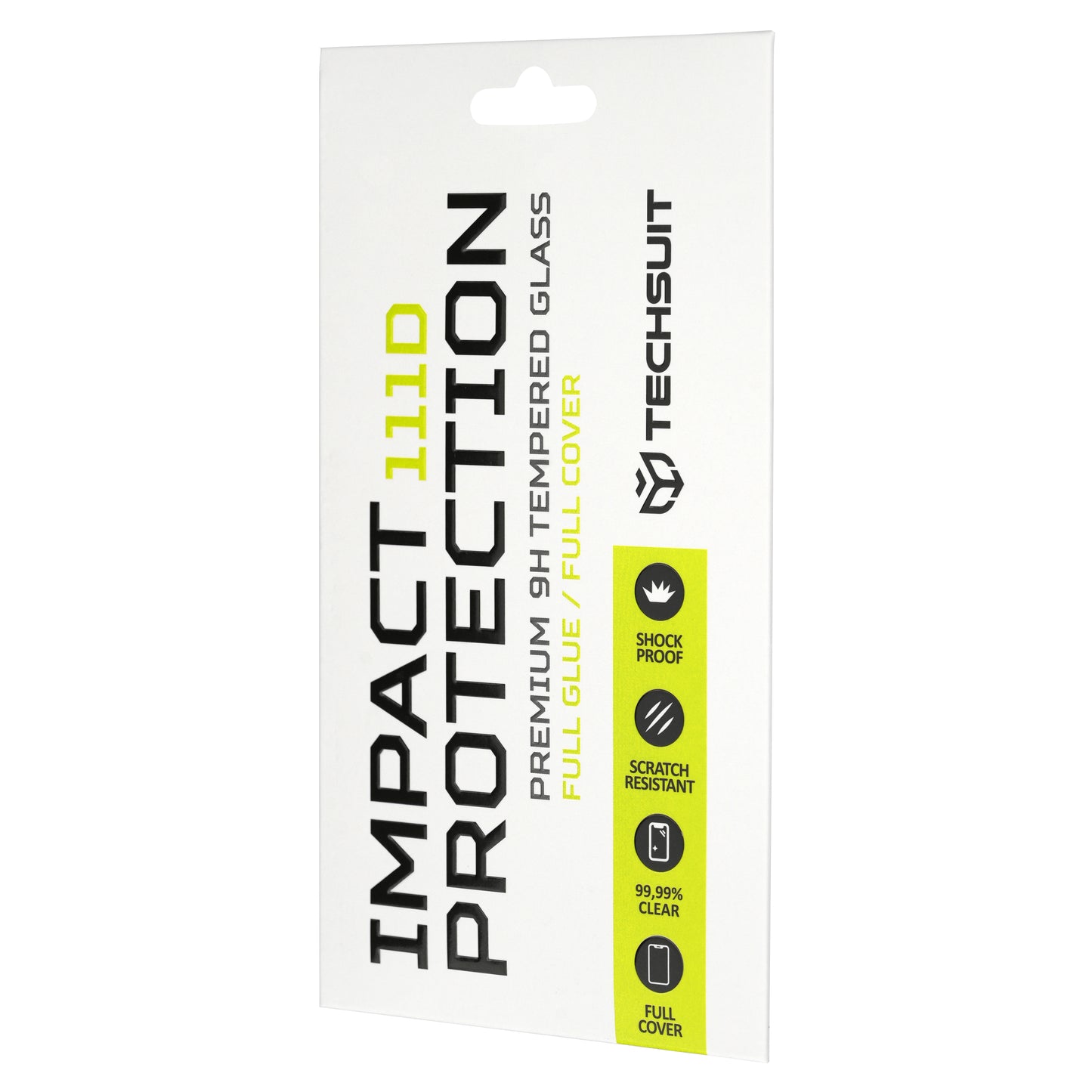 Zaštitna folija za ekran Techsuit za Nothing Phone (4b), Kaljeno staklo, Full Glue, 111D, Crna