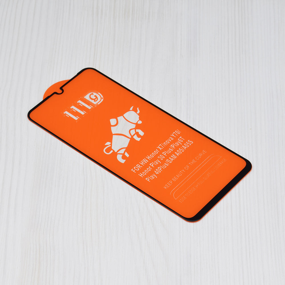 Folija za zaštitu ekrana Techsuit za Realme C63 / C61, Kaljeno staklo, Full Glue, 111D, Crna