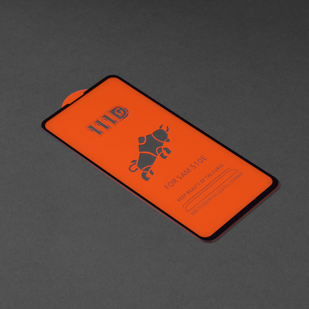 Zaštitna folija za ekran Techsuit za Samsung Galaxy S10e G970, Kaljeno staklo, Full Glue, 111D, Crna