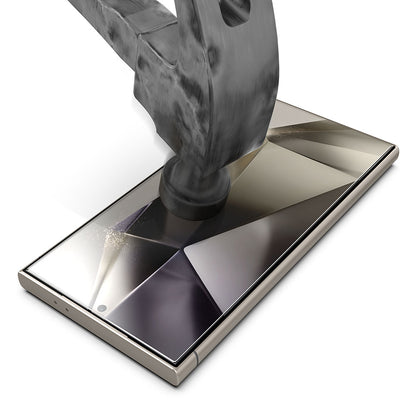 Zaštitna folija za ekran Techsuit TitanGlass CrystalHD za Samsung Galaxy S24 Ultra S928, Kaljeno staklo, Full Glue, Set od 2 komada