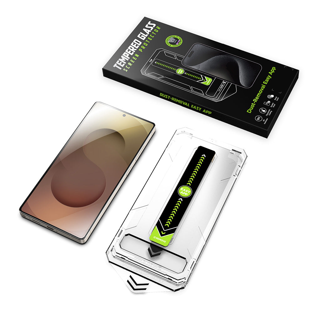 Zaštitna folija za ekran Techsuit TitanGlass CrystalHD za Samsung Galaxy S25 Ultra S938, Kaljeno staklo, Full Glue