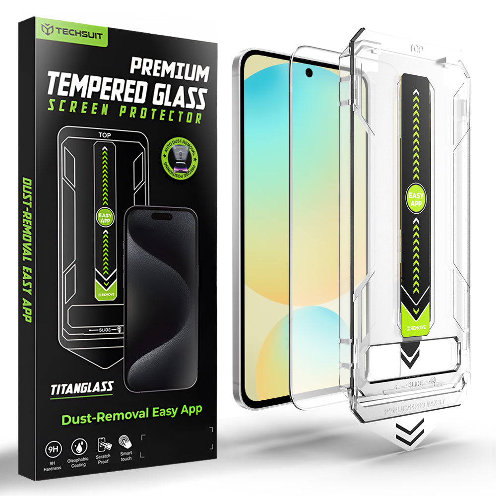 Zaštitna folija za ekran Techsuit TitanGlass CrystalHD za Samsung Galaxy A56 A566 / S24 FE S721, Kaljeno staklo, Full Glue