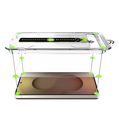 Folija za zaštitu ekrana Techsuit TitanGlass CrystalHD za Samsung Galaxy S26 Plus, Kaljeno staklo, Full Glue, Set od 2 komada