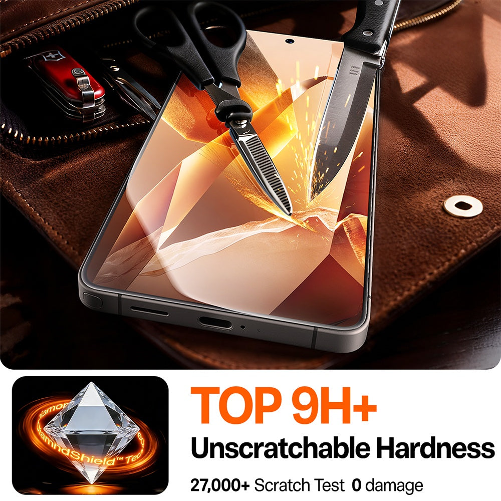 Zaštitna folija za ekran Torras GlassGo Install Master za Samsung Galaxy S26, Kaljeno staklo, Full Glue, Providna