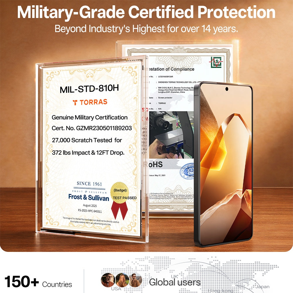 Zaštitna folija za ekran Torras GlassGo Install Master za Samsung Galaxy S26, Kaljeno staklo, Full Glue, Providna