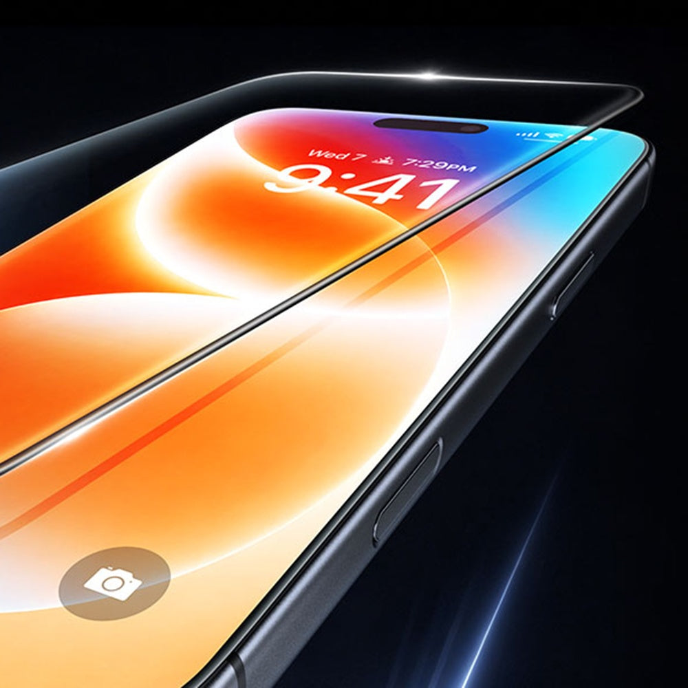 Zaštitna folija za ekran Torras HD Shield za Apple iPhone 18 Pro Max / 17 Pro Max, Kaljeno staklo, Full Glue, Crna