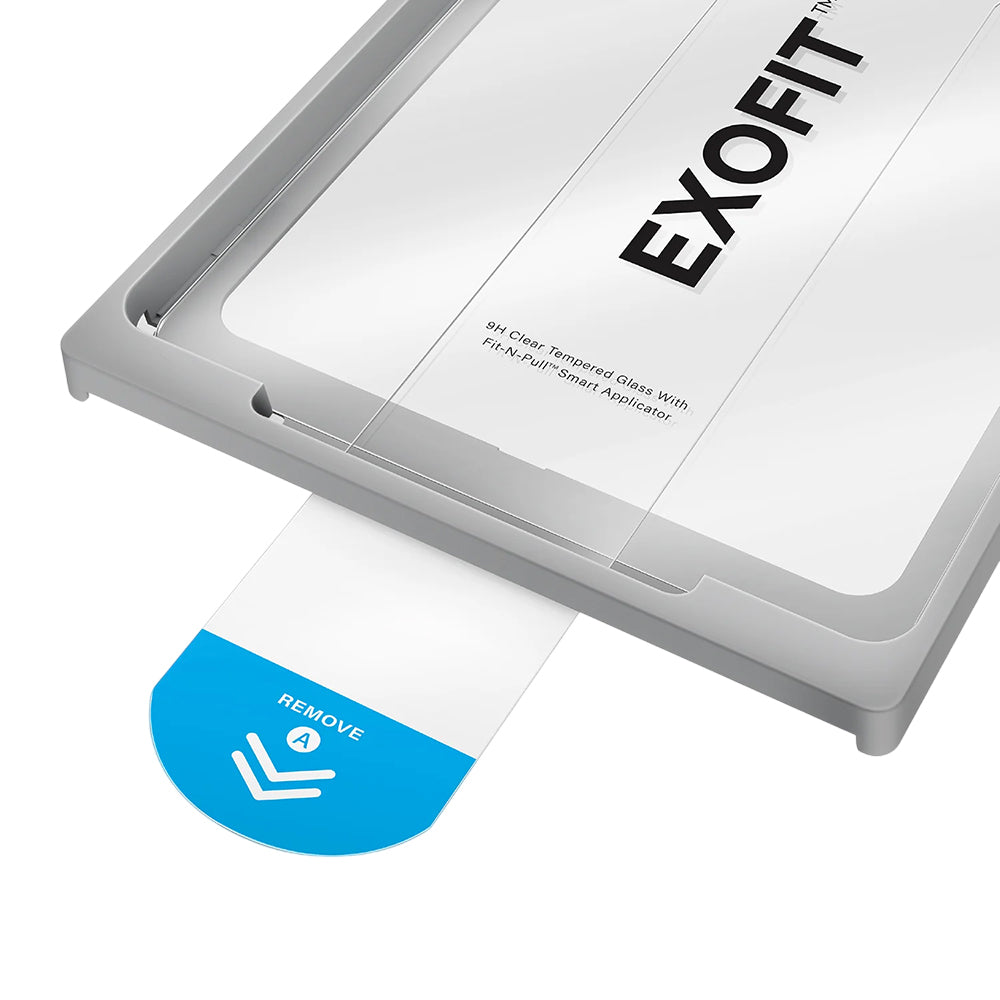 Zaštitna folija za ekran UNIQ Optix Exofit za Apple iPad (2025), Kaljeno staklo, Full Glue
