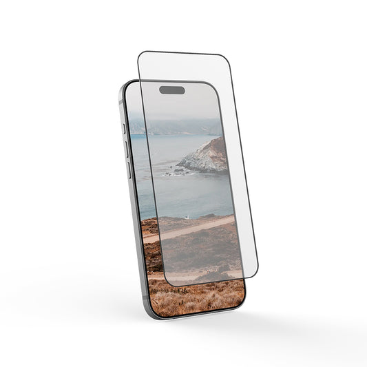 Folija za zaštitu ekrana Urban Armor Gear Shield za Apple iPhone 17 Pro, Kaljeno staklo, Full Glue, Crna