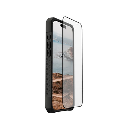 Folija za zaštitu ekrana Urban Armor Gear Shield za Apple iPhone 17 Pro, Kaljeno staklo, Full Glue, Crna
