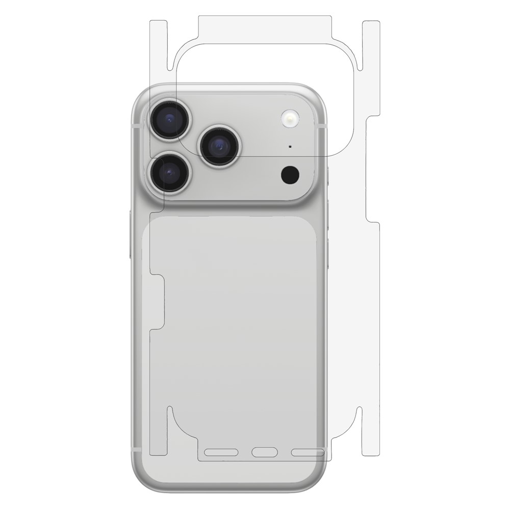 Zaštitna folija za zadnju stranu OEM za Apple iPhone 17 Pro, Plastika