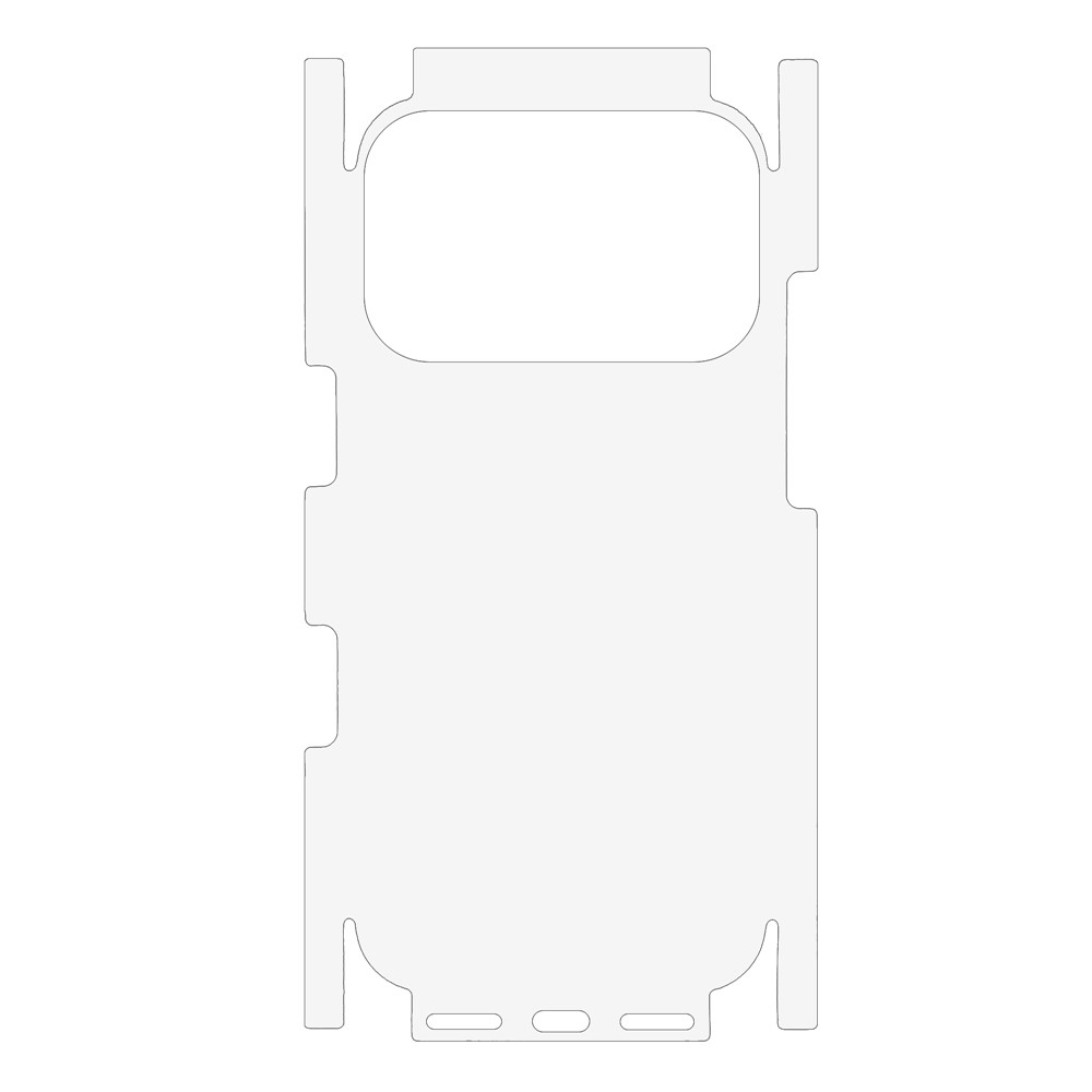 Zaštitna folija za zadnju stranu OEM za Apple iPhone 17 Pro, Plastika