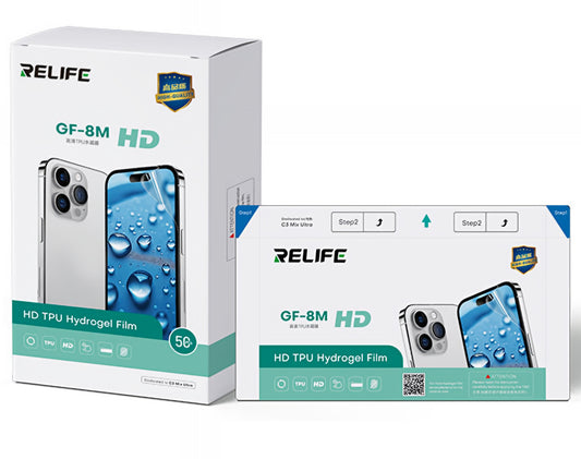 Hidrogel / TPU folija Relife GF-8M za UV vakuum laminator Sunshine C3 Mix Ultra, 120mm x 210mm, Set 50 komada