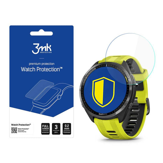 Zaštitna folija 3MK Arc za Garmin Forerunner 965, Set 3 komada, Plastika