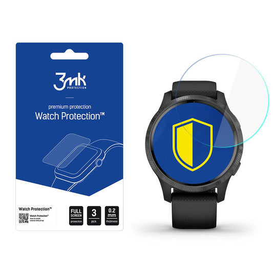 Zaštitna folija 3MK Arc za Garmin Venu 2S, Set od 3 komada, Plastika